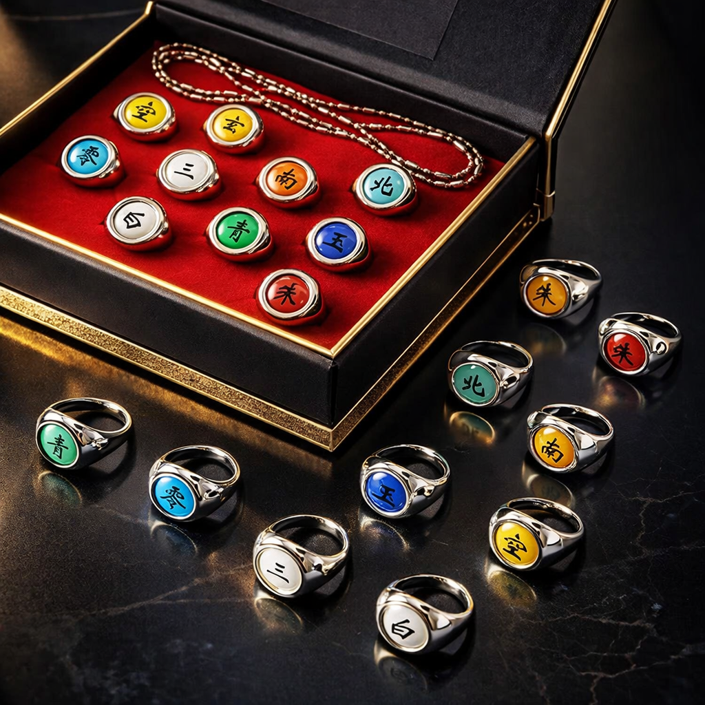 Box ultime : les 10 bagues de l'Akatsuki