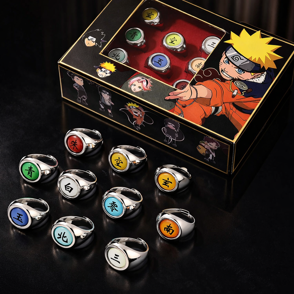 Box ultime : les 10 bagues de l'Akatsuki